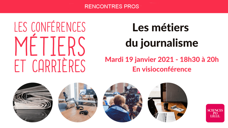 [WEBINAIRE] Conférence  Les métiers du journalisme  Alumni Sciences