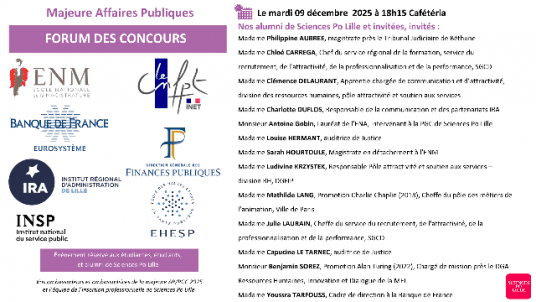 Apéro pro - Forum des concours de la Fonction publique d'état & PGC  [Jour 1]