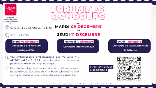 Forum des concours - Programme 3 jours