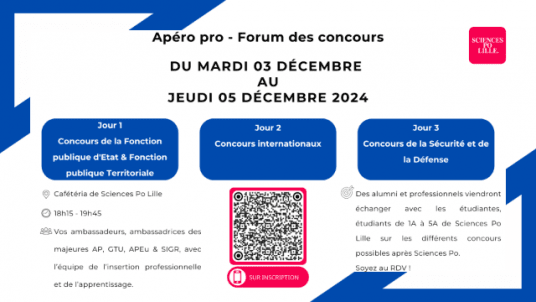 Apéro pro - Programme sur les trois jours du Forum des concours