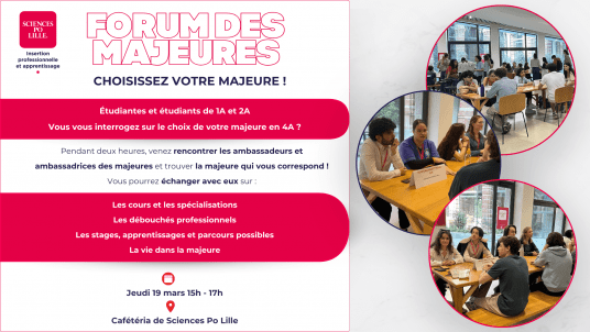 Forum des majeures : Rencontrez les ambassadeurs et ambassadrices des majeures !