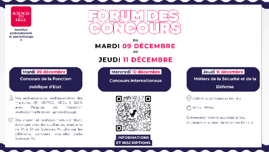 Forum des concours - Programme 3 jours